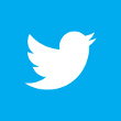 twitter logo blue white bird