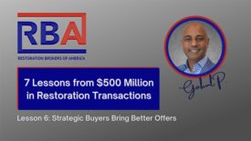 Restoration Transaction Lesson 6: Strategic Buyers